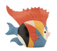 Objet décoratif poisson rubic Mauro Ferretti Multicolore 28x8x25 cm