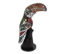 Objet décoratif Pole To Pole Mosaic Tucan S Multicolore 13x8x23,3 cm