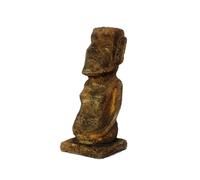 Objet décoratif primitive statue Reptiles Planet Moai Marron 8,5x8,5x20,5 cm