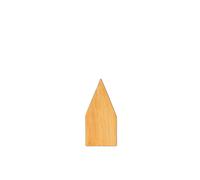 Objet décoratif ville n° 02 Wooden Story Beige 13,5 cm