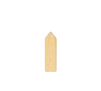 Objet décoratif ville n° 03 Wooden Story Beige 11,8 cm