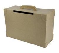 Objet en papier mâché urne valise 14,5 x 36 x 23,5 cm G
