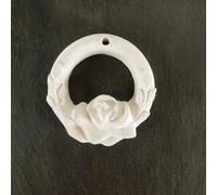 Objet En Plâtre Noel Couronne De Fleurs