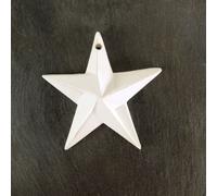 Objet En Plâtre Noel Etoile