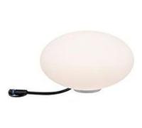 Paulmann Objet lumineux Plug&Shine Stone – dimmable, 3000 K, 2,8 W, Ø28 cm, avec ampoule, Blanc