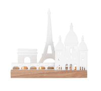 Objet lumineux Silhouette de la ville de Paris Roues - 4045289922182