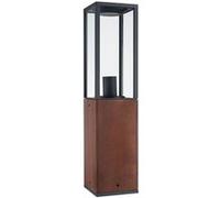 Objet lumineux Timba IP44 carré 600mm max. 60W 230V Bois E27 Bois Bois G