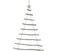 Objet mural Arbre de Noël avec 9 niveaux - bois env. 90x62 cm