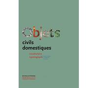 Objets civils domestiques - Vocabulaire typologique - Inventaire général du patrimoine culturel