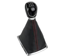 Objets Décoratifs Pommeau De Levier De Vitesse 5/6 Vitesses Avec Cache-poussière Pour Ford Focus 2005-2008(Black)