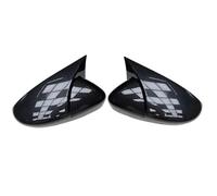 Objets Décoration 2 Pièces Pour Golf MK6 R20 Touran Pour Golf GTI 6 Pour Golf 6 R Wing Mirror Cover Caps Effet Carbone Pour Mirror Cover Caps(1 set Carbon pattern)