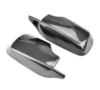 Objets Décoration Coque De Protection De Rétroviseur Latéral De Voiture, Aspect Fibre De Carbone, Pour BMW E46 E39 1998-2005 4 Portes(Carbon Fiber)