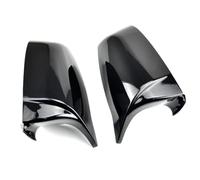 Objets Décoration Coque De Rétroviseur En Fibre De Carbone Noire Pour BMW Série 5 6 7 E60 E61 E63 E64 F01 F02 F04 F06 F07 F10 F11 F12 F13(Black)