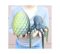 Objets Imprimés en 3D Animaux Imprimés en 3D Pieuvre et Œuf Ensemble Articulé pour Décoration de Bureau Maison Cadeaux Fantaisie Surprise Aménagement d’Aquarium-Black Gold