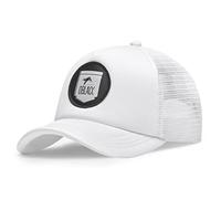 Oblack Casquette Homme Classic Blanc Chapeau Homme Total White Baseball Trucker Cap Bonnet Femme - Casquette Trucker
