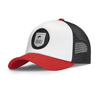 Oblack Casquette Homme Rouge Classic Red Chapeau Homme Noir Baseball Trucker Cap Bonnet Femme - Casquette Trucker