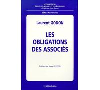 Obligations des associes (les) - Laurent Godon - Economica - broché - Livre
