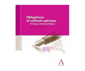 Obligations et contrats spéciaux: Principaux textes juridiques