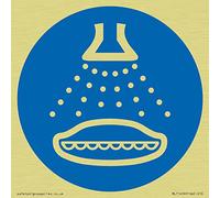 Obligatoire : Start water spray in launch sequence Sign - 100 x 100 mm - S10