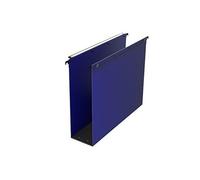 L'oblique A-ZUltimate Paquet de 10 Dossiers Suspendus Poly Pro pour Tiroir Bleu