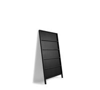 Oblique Petite Étagère Murale Chêne Teinté Noir