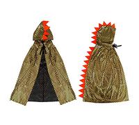 Oblique Unique® Cape de dinosaure pour enfant - Accessoire de costume pour Halloween, carnaval, fête à thème comme déguisement pour jouer
