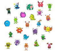 Oblique Unique® Lot de 48 tatouages temporaires amusants et colorés - Pour anniversaire d'enfant