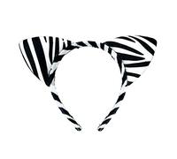 Oblique Unique® Serre-tête en forme de zèbre pour carnaval, carnaval, fête à thème costume, accessoires pour costume de zèbre