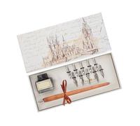 Obliques Dip Pen Holder Pour Ami Famille Rétro Dessin Plumes Avec Écriture Anglaise Oblique Dip Pour Écrire Calligraphie Anglaise Avec