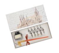 Obliques Dip Pen Holder Pour Ami Famille Rétro Dessin Plumes Avec Écriture Anglaise Oblique Dip Pour Écrire Calligraphie Anglaise Avec