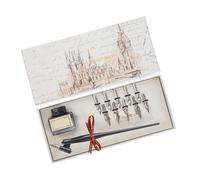 Obliques Dip Pen Holder Pour Ami Famille Rétro Dessin Plumes Avec Écriture Anglaise Oblique Dip Pour Écrire Calligraphie Anglaise Avec