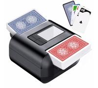 OBLITZON Mélangeur de Cartes Automatique Électrique 1-2 Jeux, Auto/Manuel