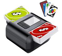 OBLITZON Mélangeur de Cartes Automatique Électrique pour 1-2 Jeux - Mode Auto/Manuel - Batterie 2000mAh Rechargeable USB-C - Silencieux - Compatible Poker, Belote, UNO, Blackjack, Texas Hold'em