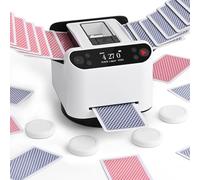 OBLITZON Mélangeur & Distributeur de Cartes, Rotation 360°, pour 1-2 Jeux