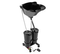 OBLLER Bac à Shampoing Portable 10L Double Seau Mobile