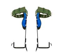 OBLLER Kit d'escalade d'arbre 2 Dents avec Ceinture et Corde | Acier Traité avec Semelles Anti-Dérapantes, Outils pour Grimper aux Arbres pour Cueillette et Chasse