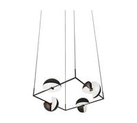 Oblure Pendentif Trapeze quertette 113.5x113.5 cm Noir