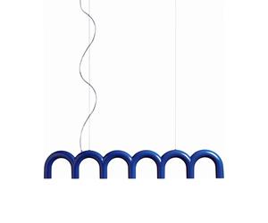 Oblure Pendule Arch 125.6 cm Bleu