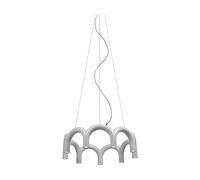Oblure Pendule Arch circle Ø76 cm Blanc