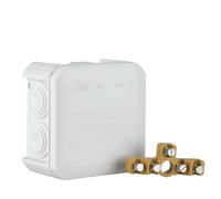 OBO 40241L Autres boîte de dérivation en saillie iP55 90 x 90 x 52 mm avec Pinces isolantes