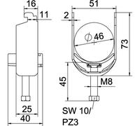 OBO Bettermann 1187238 Bride de fixation de blindage 1 pc(s)