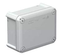 OBO Bettermann 2007255 Boîte de dérivation T 100 avec cônes, polypropylène, gris lumineux, 136 mm x 102 mm x 57 mm intérieur