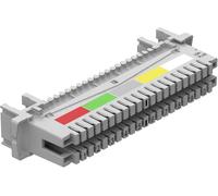 OBO Bettermann 5084008 OBO barrette de connexion LSA-A-LEI 10 double fils pour LSA PLUS gris Contenu: 1 pc(s)