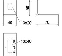 OBO Bettermann 6019500 Equerre de fixation 1 pc(s)