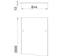 OBO Bettermann 6052096 Couvercle 3 m