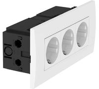 OBO Bettermann 6119414 Insert pour appareil électrique prise (l x H x P) 185 x 84 x 60 mm 1 pc(s) blanc