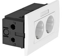 OBO Bettermann 6119427 Insert pour appareil électrique prise (l x H x P) 140 x 84 x 60 mm 1 pc(s) blanc