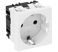 OBO Bettermann 6120008 Insert pour appareil électrique prise (l x H x P) 45 x 45 x 42 mm 1 pc(s) blanc