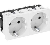 OBO Bettermann 6120022 Insert pour appareil électrique prise (l x H x P) 90 x 45 x 42 mm 1 pc(s) blanc