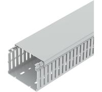 OBO Bettermann 6178563 Goulotte de câblage (L x l x H) 2000 x 100 x 75 mm 1 pc(s) gris clair